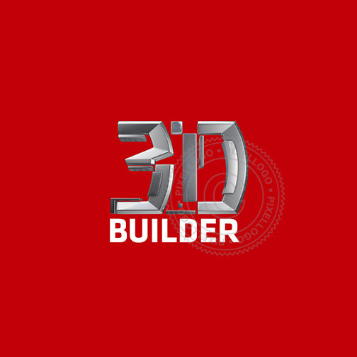 3D Construction logo - Pixellogo