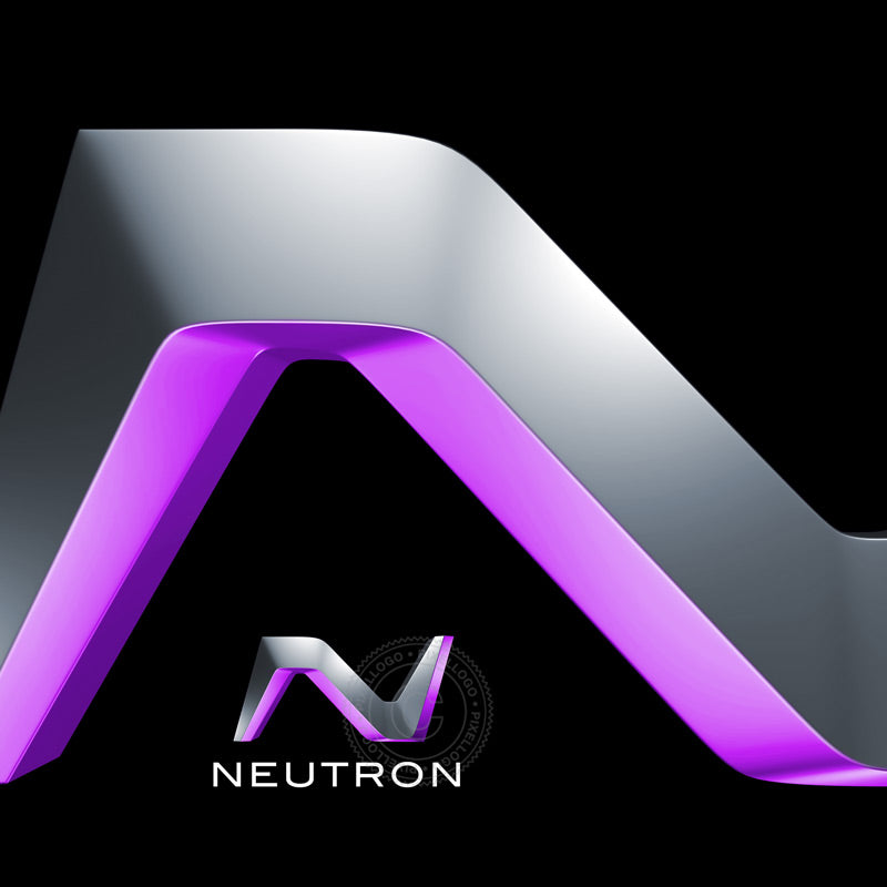 N 3D logo - Modern N Logo