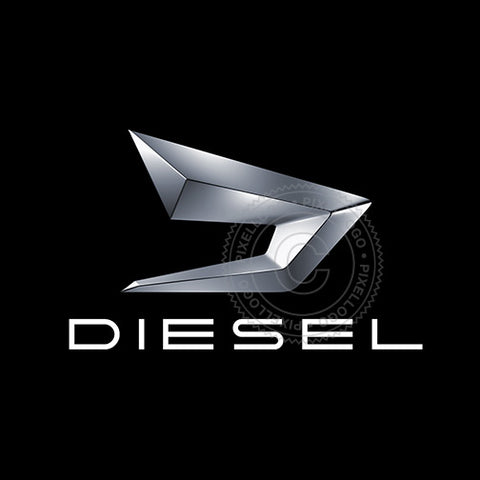 Diesel 3D logo - 3D D Logo