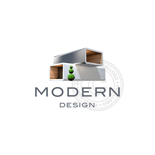 Modular home logo design - Pre fabricated home design | Pixellogo