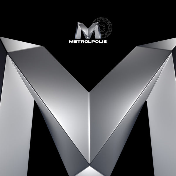 M 3D Logo design - Metropolis logo