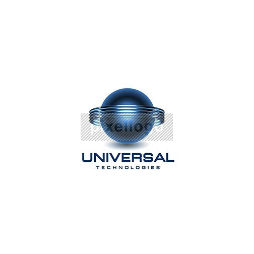 Universal Globe - Pixellogo