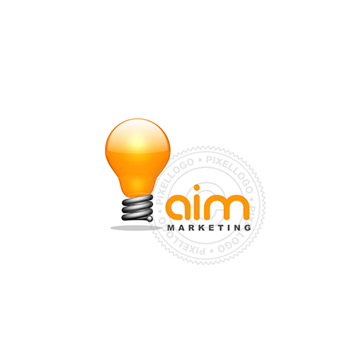 Light Bulb logo 3D