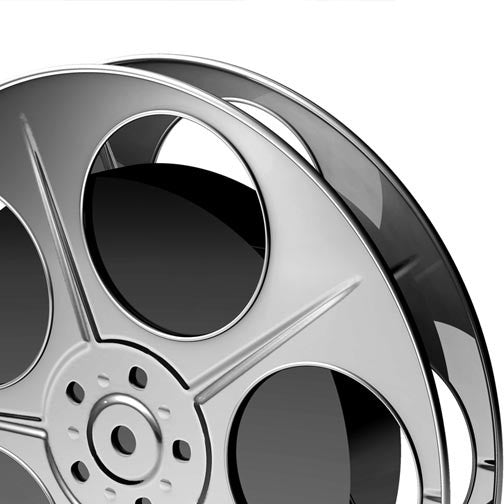 Movie Film Roll 3D - Pixellogo