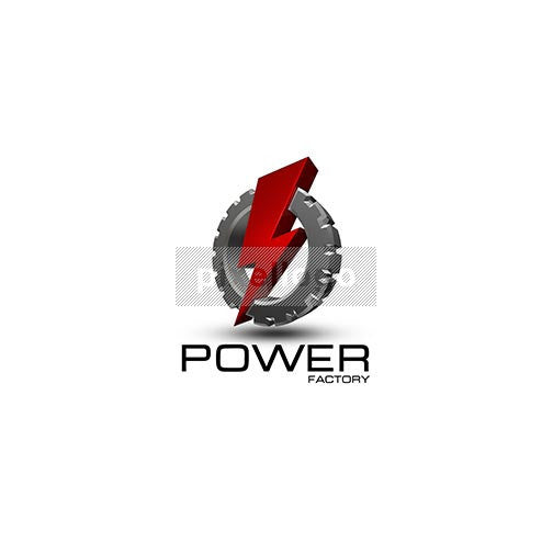Power Logo Font Design. Electric Energy Logotype. Vector Emblem Royalty  Free SVG, Cliparts, Vectors, and Stock Illustration. Image 109016598.