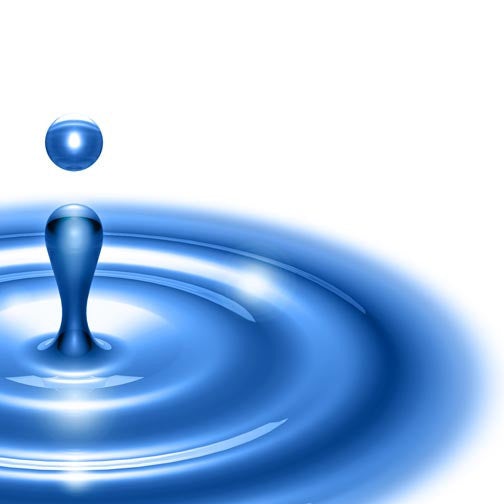 Liquid Art Water Drop - Pixellogo