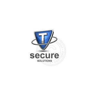 3D shield with letter T 285-T - Pixellogo