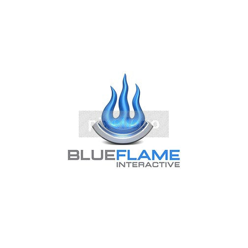 Blue Flame Interactive 3D - Pixellogo