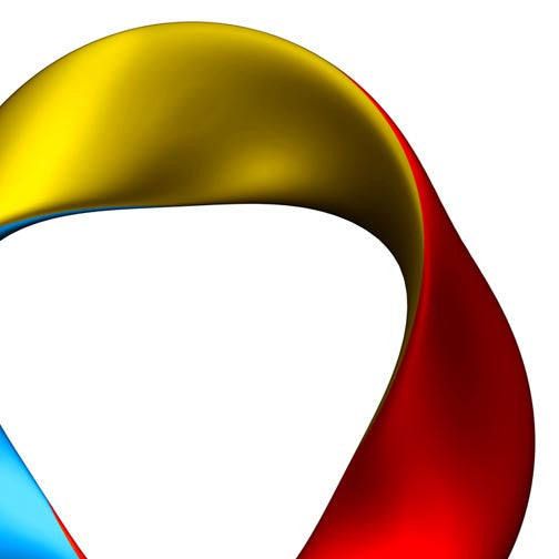 Color Ribbon 3D - Pixellogo