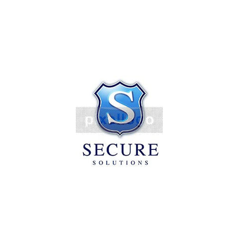 Secure Solutions 3D Letter "S" Shield - Pixellogo