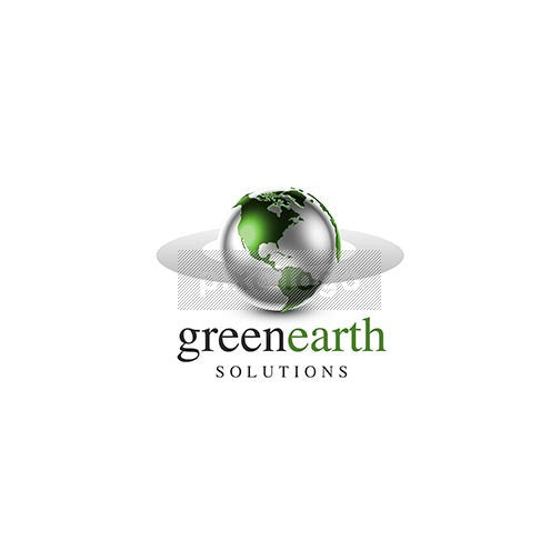 Green Earth Solutions 3D - Pixellogo