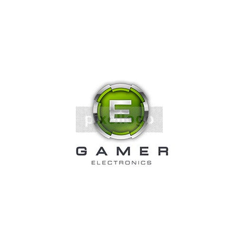 Gamer Electronics 3D Letter "E" - Pixellogo