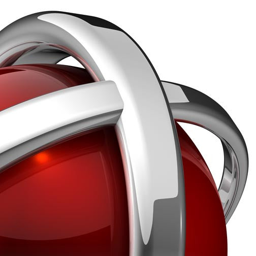 Atomic Media 3D Red Globe - Pixellogo