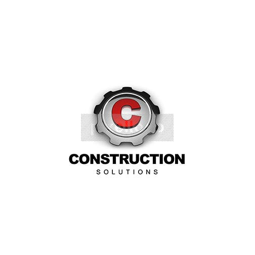 Construction Solutions 3D Letter "C" Gear - Pixellogo