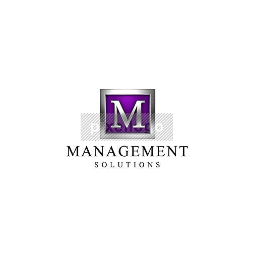 Management Solutions Letter "M" 3D - Pixellogo