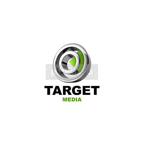 Green Metal Target - Pixellogo