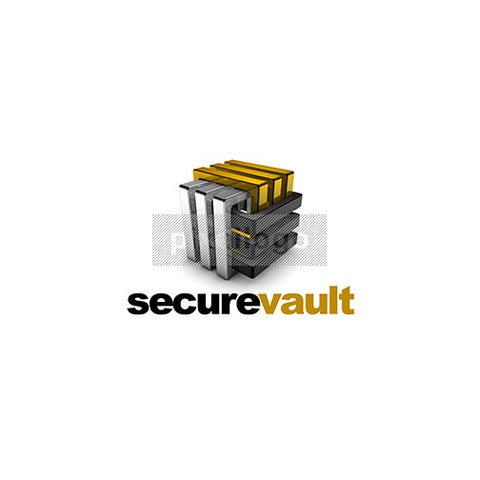 Secure Vault Server 3D - Pixellogo
