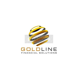 Gold Orbit 3D - Pixellogo