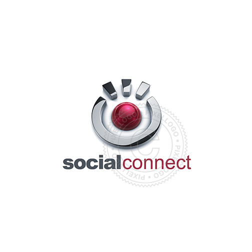 Tribel 3D Logo - Social Media Logo 