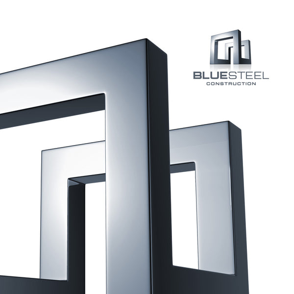 Construction 3D Logo - Steel Frame Construction logo | Pixellogo