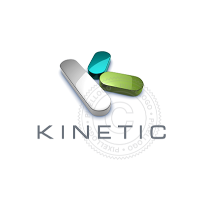 K 3D Logo - Kinetic Logo