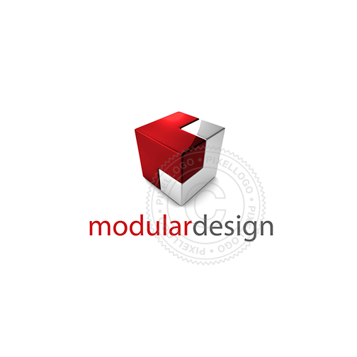 Modular Design 3D - Pixellogo