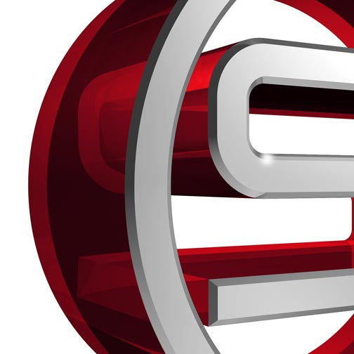 Letter "S" Emblem 3D - Pixellogo