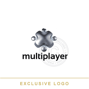 Multiplayer 3D Logo - Game Console Logo