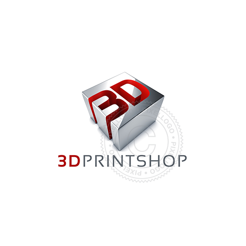 3D logo printing logo - Metal 3D printer | Pixellogo