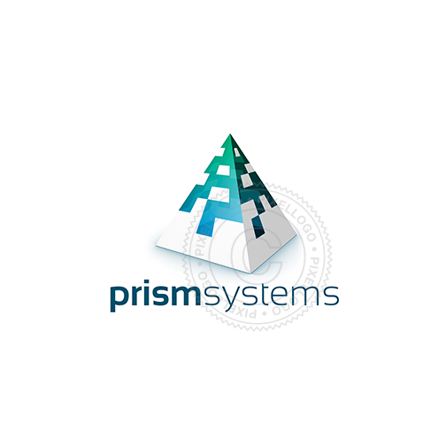 Pyramid 3D Logo - Logo design Pixel  - Pixellogo