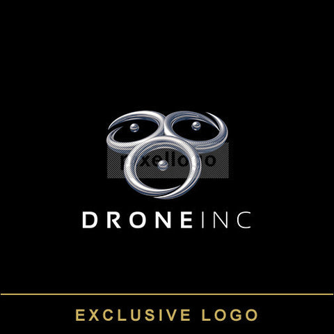 3D Drone logo - Pixellogo