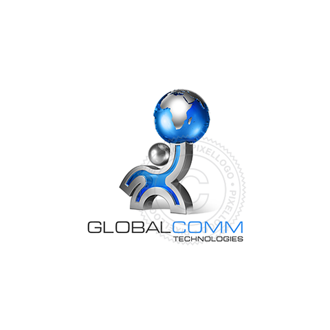 Global Atlas Man 3D - Pixellogo