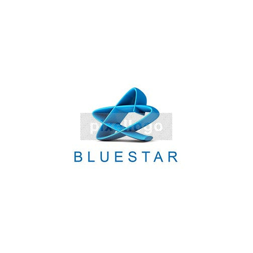 Blue Star - Pixellogo
