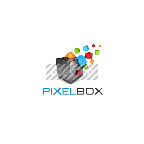 Pixel Box 3D - Pixellogo