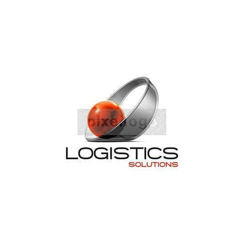 Logistic Solutions 3D - Pixellogo