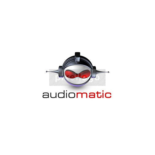 dj logo 3d head - Music Dj Audio 3D - Pixellogo
