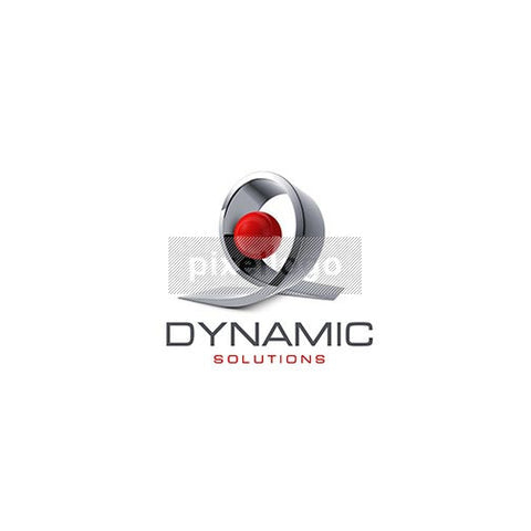 Dynamic Solutions 3D Ribbon - Pixellogo