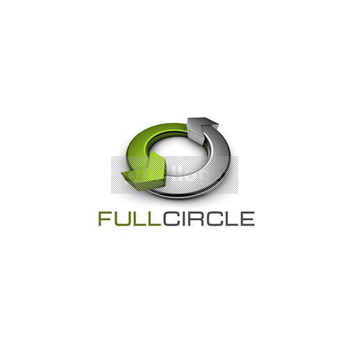 Fullcycle Recycle 3D - Pixellogo