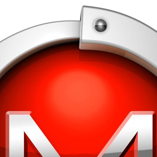 Letter "M" 3D Shield - Pixellogo