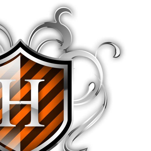 Heritage Letter "H" Shield 3D - Pixellogo
