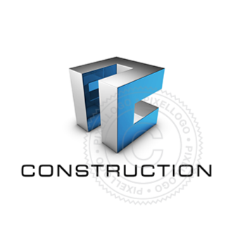 Construction 3D Logo - Online 3D Logo maker - Pixellogo