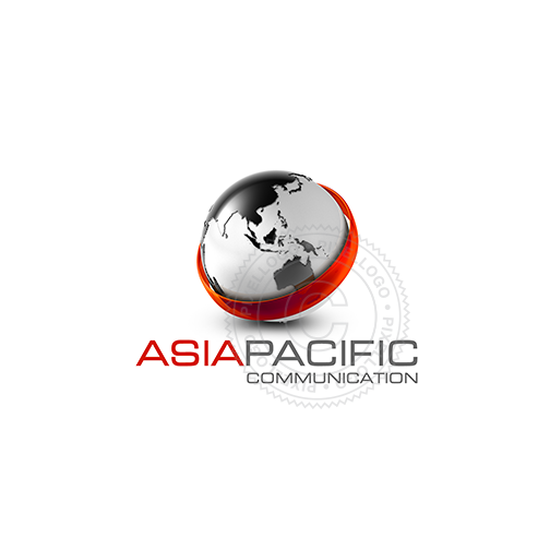 Asia Pacific Globe - Pixellogo