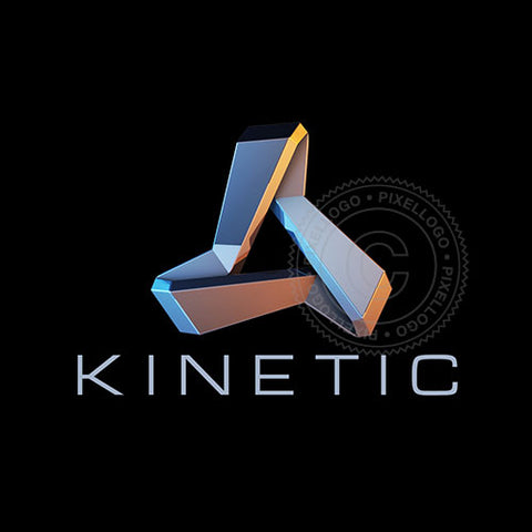 Kinetic 3D Logo - Cool Abstract logo