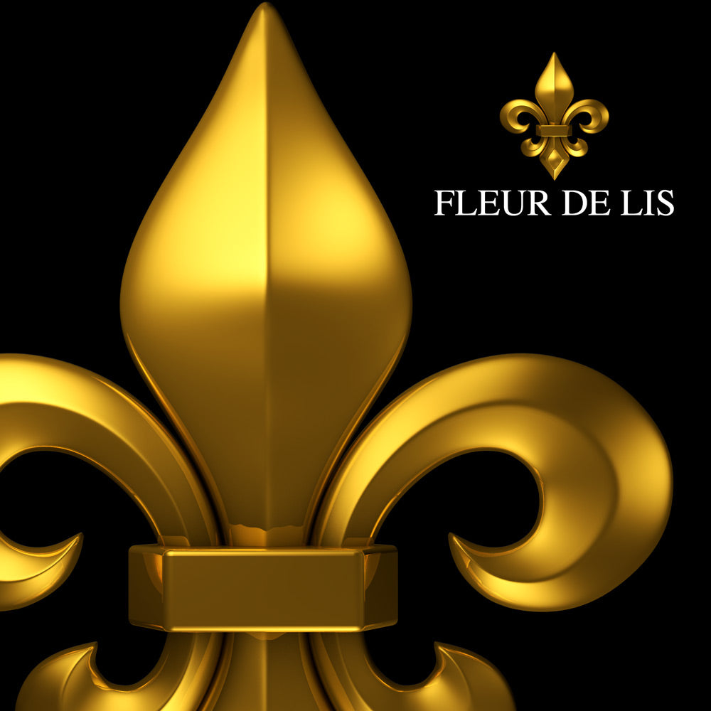 Fleur De Lis 3D logo - 3D Logo Maker Online -Fleur De Lis symbol | Pixellogo