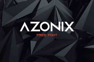 AZONIX Display Free Font - Pixellogo
