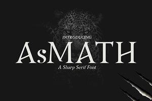 AsMath Free Font - Pixellogo