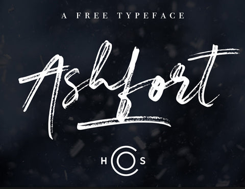 Ashfort Brush Script Free font - Pixellogo