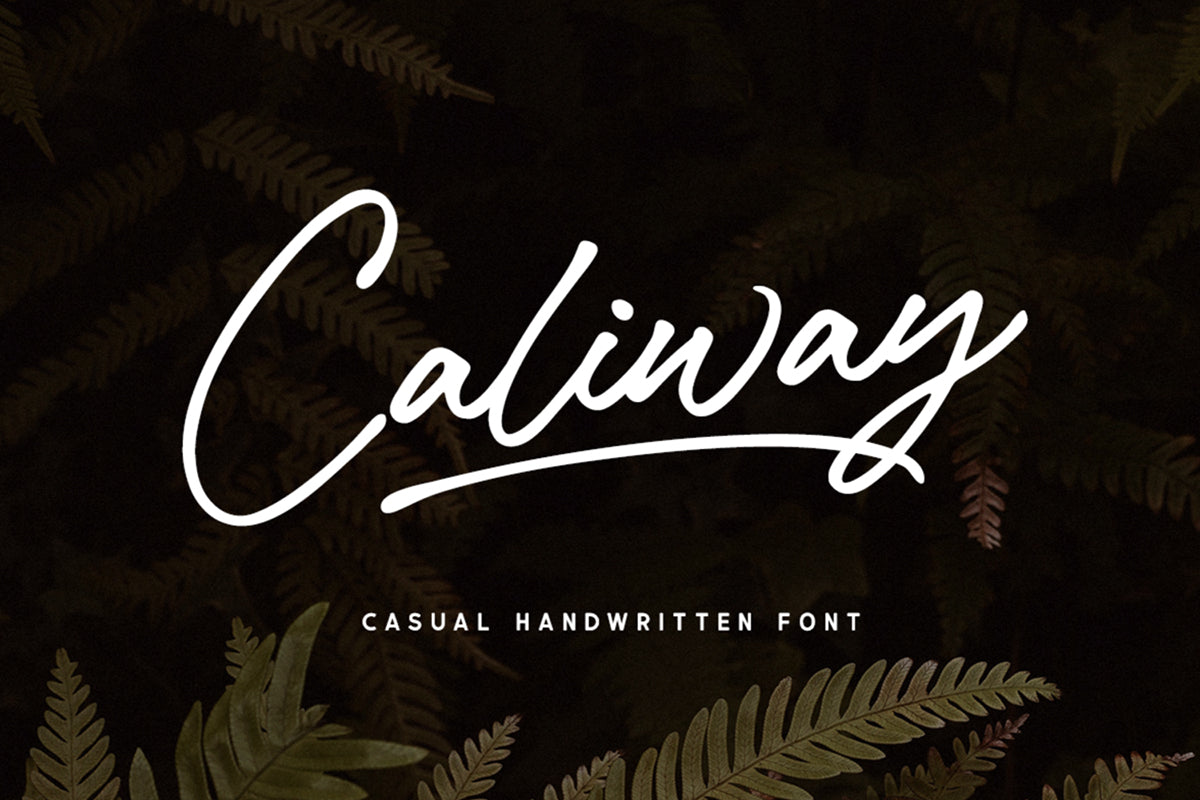 Caliway Casual Handwritten Font - Pixellogo