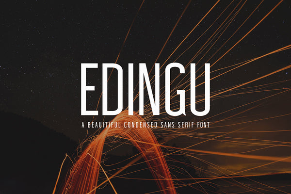 Edingu-Sans-Serif Free font - Pixellogo