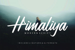 Himaliya Script Font - Pixellogo